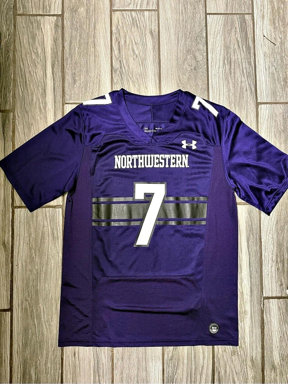 Under Armour Northwestern Wildcats Under Armour Football Jersey #7 Size Medium